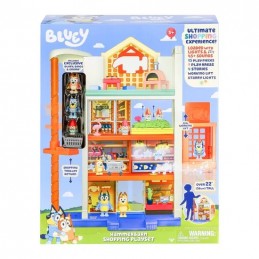 MOOSE TOYS BLUEY HAMMERBARN SHOPPING PLAYSET WITH 3 ACTION FIGURES