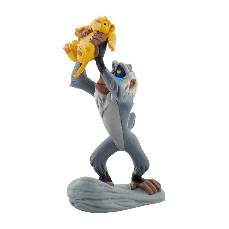 DISNEY IL RE LEONE RAFIKI E PICCOLO SIMBA MINI FIGURE BULLYLAND