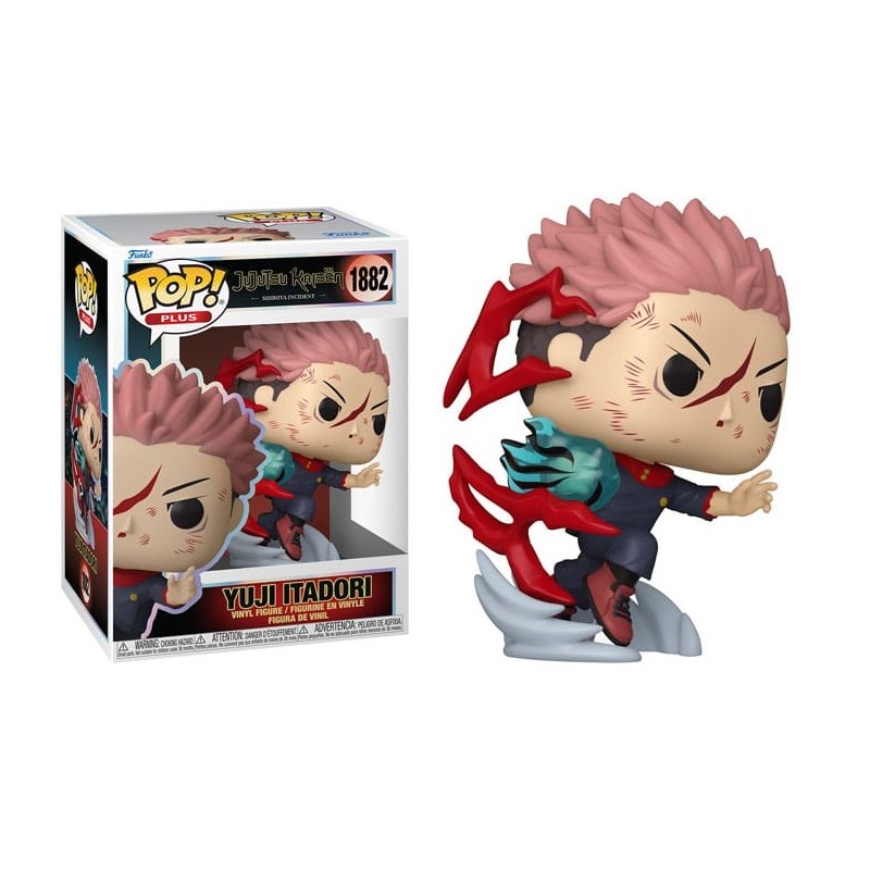 FUNKO FUNKO POP! ANIMATION JUJUTSU KAISEN YUJI ITADORI BOBBLE HEAD PVC FIGURE