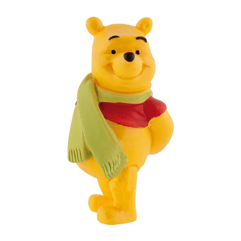 BULLYLAND DISNEY WINNIE THE POOH SCARF MINI FIGURE