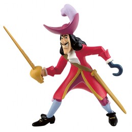 BULLYLAND DISNEY PETER PAN CAPTAIN JAMES HOOK MINI FIGURE