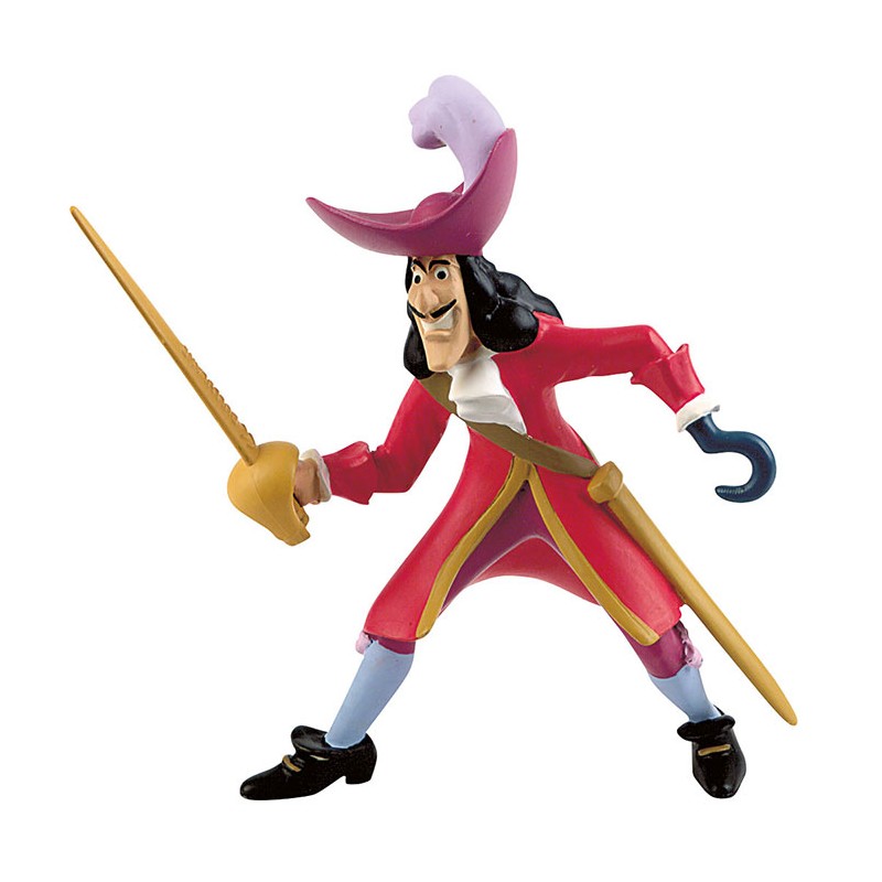 BULLYLAND DISNEY PETER PAN CAPTAIN JAMES HOOK MINI FIGURE