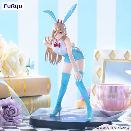 CHAINSAW MAN POWER BICUTE BUNNIES LIGHT BLUE VER. FIGURE PVC STATUE