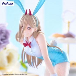 CHAINSAW MAN POWER BICUTE BUNNIES LIGHT BLUE FIGURE STATUA FURYU