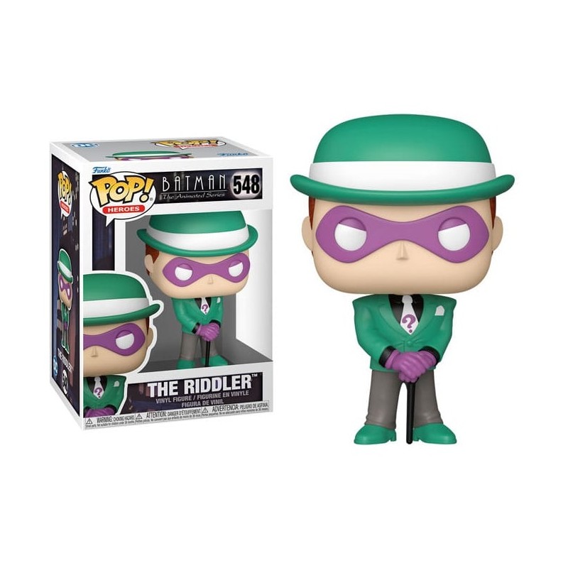 FUNKO POP! BATMAN THE ANIMATED SERIES THE RIDDLER BOBBLE HEAD FIGURE FUNKO