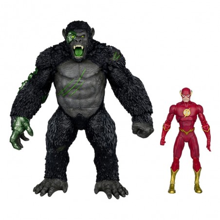 DC MULTIVERSE TITANO VS THE FLASH 2-PACK PVC ACTION FIGURES