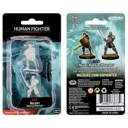 DUNGEONS AND DRAGONS NOLZUR'S HUMAN FIGHTER 2X MINIATURE WIZKIDS