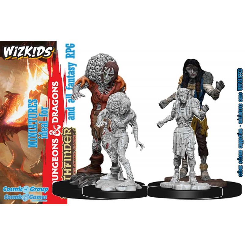 WIZKIDS DUNGEONS AND DRAGONS NOLZUR'S DROWNED ASSASSIN AND DROWNED ASCETIC SET 2X MINIATURES