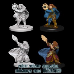 DUNGEONS AND DRAGONS NOLZUR'S DWARF WIZARD 2X MINIATURE WIZKIDS