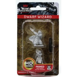 DUNGEONS AND DRAGONS NOLZUR'S DWARF WIZARD 2X MINIATURE WIZKIDS