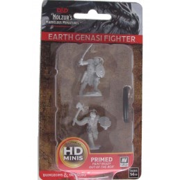 DUNGEONS AND DRAGONS NOLZUR'S EARTH GENASI FIGHTER 2X MINIATURE WIZKIDS