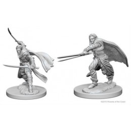 DUNGEONS AND DRAGONS NOLZUR'S ELF RANGER 2X MINIATURE WIZKIDS