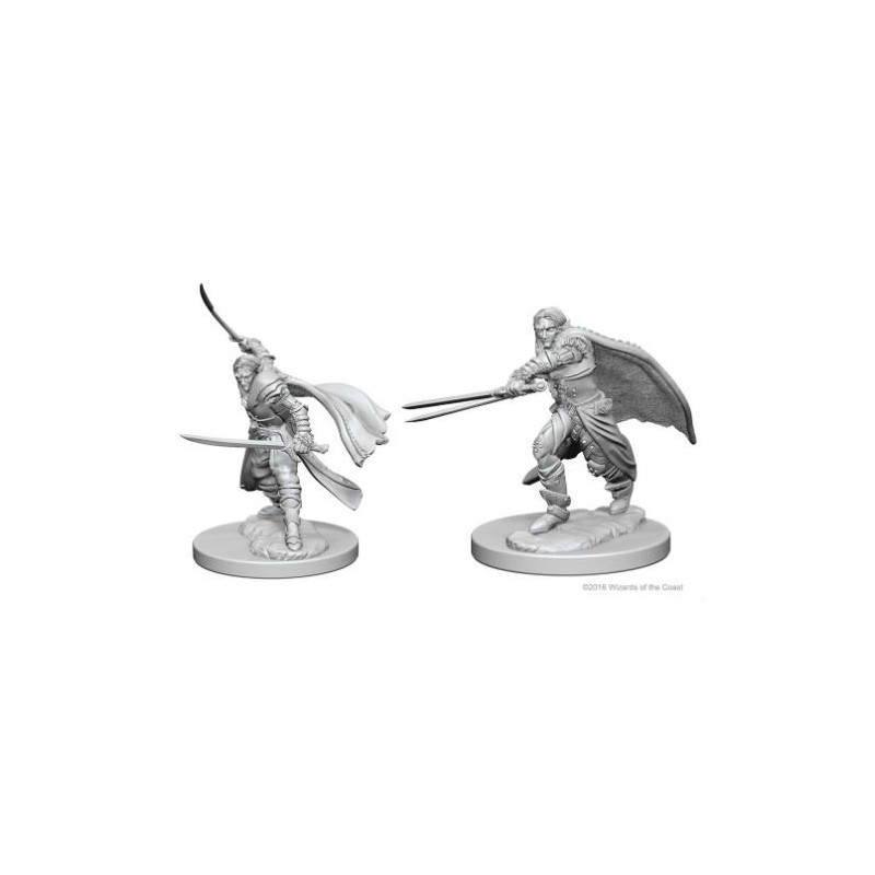 DUNGEONS AND DRAGONS NOLZUR'S ELF RANGER 2X MINIATURE WIZKIDS