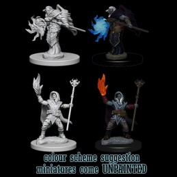 DUNGEONS AND DRAGONS NOLZUR'S ELF WIZARD 2X MINIATURE WIZKIDS