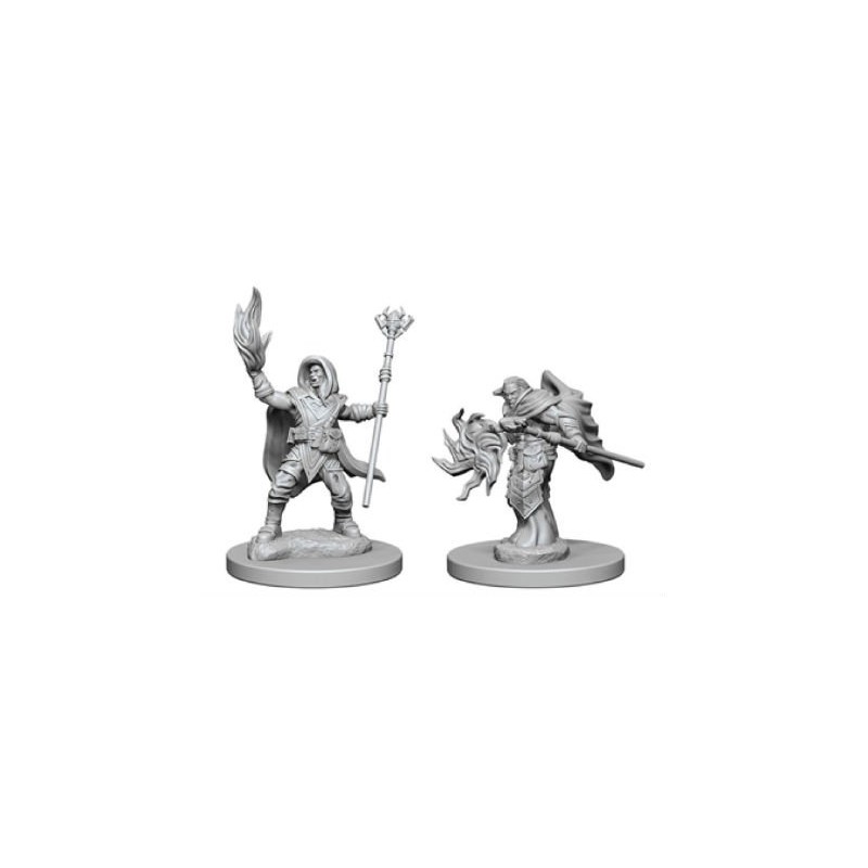 DUNGEONS AND DRAGONS NOLZUR'S ELF WIZARD 2X MINIATURE WIZKIDS