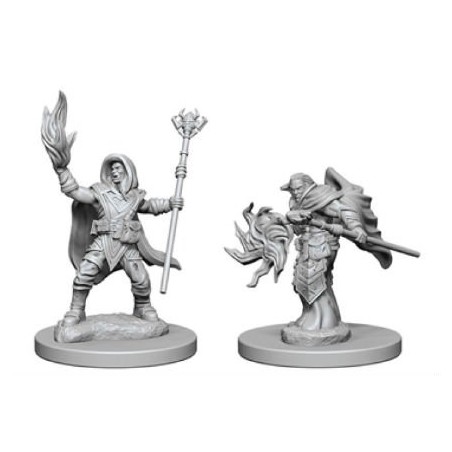 DUNGEONS AND DRAGONS NOLZUR'S ELF WIZARD 2X MINIATURE