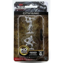 DUNGEONS AND DRAGONS NOLZUR'S GITHYANKI 2X MINIATURE WIZKIDS