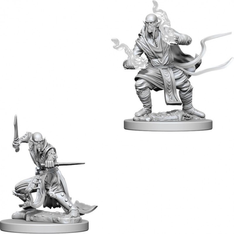 DUNGEONS AND DRAGONS NOLZUR'S GITHZERAI 2X MINIATURE WIZKIDS