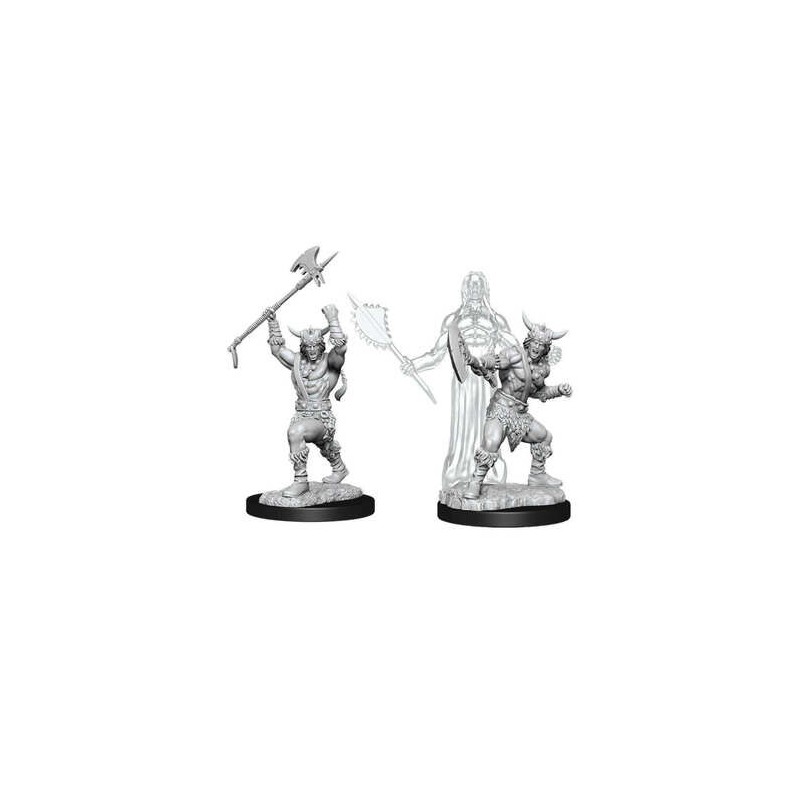 DUNGEONS AND DRAGONS NOLZUR'S HUMAN BARBARIAN 2X MINIATURE WIZKIDS