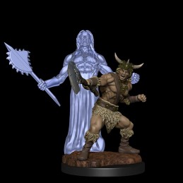 DUNGEONS AND DRAGONS NOLZUR'S HUMAN BARBARIAN 2X MINIATURE WIZKIDS