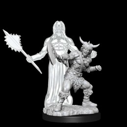 DUNGEONS AND DRAGONS NOLZUR'S HUMAN BARBARIAN 2X MINIATURE WIZKIDS