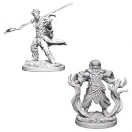 DUNGEONS AND DRAGONS NOLZUR'S HUMAN DRUID 2X MINIATURE WIZKIDS