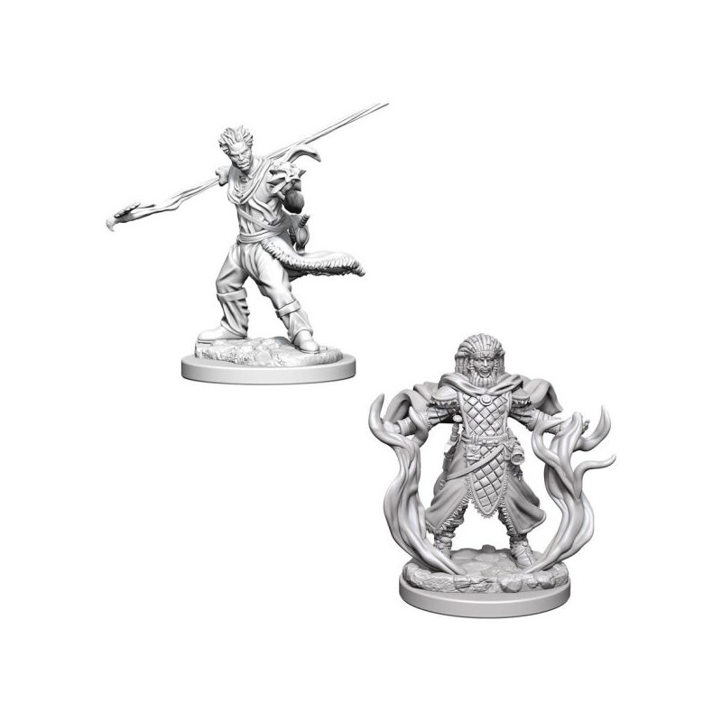 DUNGEONS AND DRAGONS NOLZUR'S HUMAN DRUID 2X MINIATURE WIZKIDS