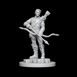 DUNGEONS AND DRAGONS NOLZUR'S HUMAN RANGER 2X MINIATURE WIZKIDS