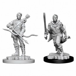 DUNGEONS AND DRAGONS NOLZUR'S HUMAN RANGER 2X MINIATURE WIZKIDS