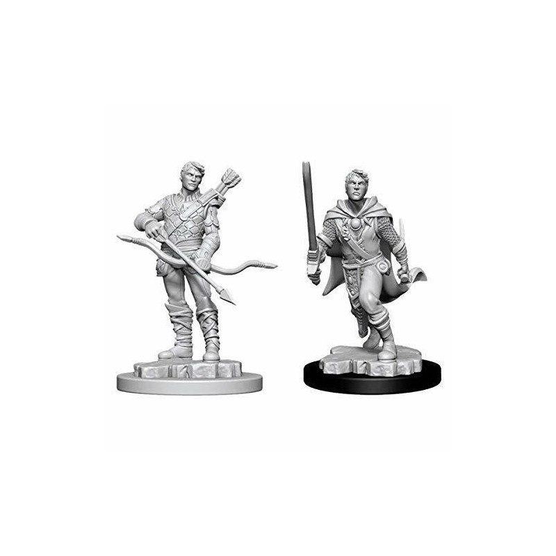 DUNGEONS AND DRAGONS NOLZUR'S HUMAN RANGER 2X MINIATURE WIZKIDS