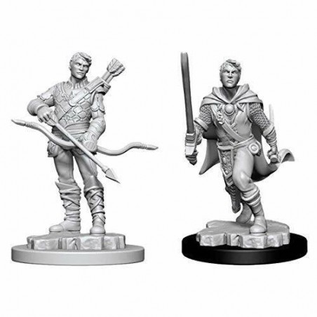 DUNGEONS AND DRAGONS NOLZUR'S HUMAN RANGER 2X MINIATURE