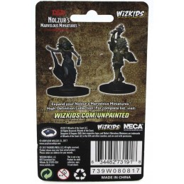 DUNGEONS AND DRAGONS NOLZUR'S MEDUSAS 2X MINIATURE WIZKIDS