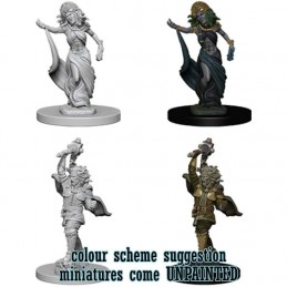 DUNGEONS AND DRAGONS NOLZUR'S MEDUSAS 2X MINIATURE WIZKIDS