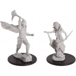 DUNGEONS AND DRAGONS NOLZUR'S MEDUSAS 2X MINIATURE WIZKIDS