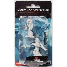 DUNGEONS AND DRAGONS NOLZUR'S NIGHT HAG AND DUSK HAG 2X MINIATURE WIZKIDS