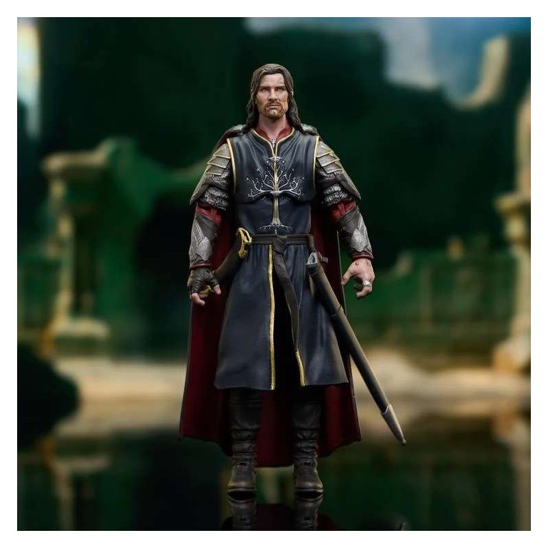 DIAMOND SELECT THE LORD OF THE RINGS SELECT KING ARAGORN DELUXE ACTION FIGURE