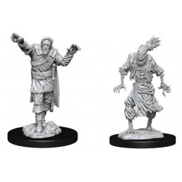 DUNGEONS AND DRAGONS NOLZUR'S SCARECROW AND STONE CURSED 2X MINIATURE WIZKIDS