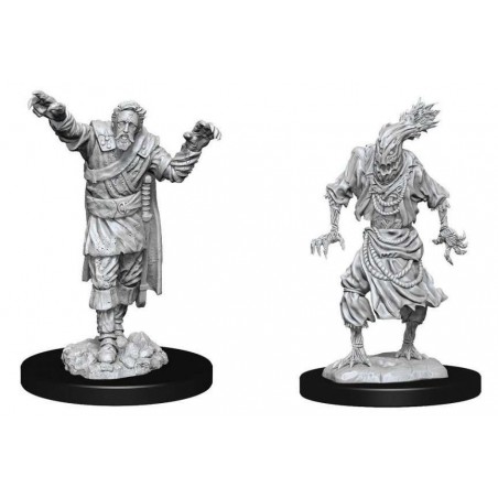 DUNGEONS AND DRAGONS NOLZUR'S SCARECROW AND STONE CURSED 2X MINIATURE