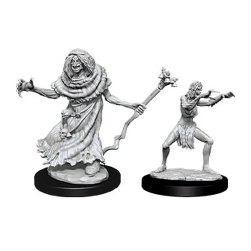 DUNGEONS AND DRAGONS NOLZUR'S SEA HAG AND BHEUR HAG 2X MINIATURE WIZKIDS