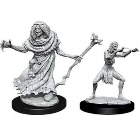 DUNGEONS AND DRAGONS NOLZUR'S SEA HAG AND BHEUR HAG 2X MINIATURE