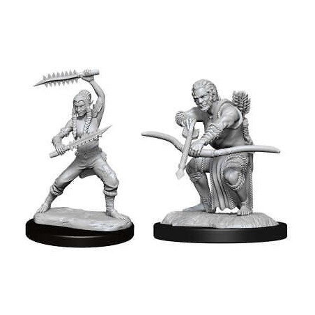 DUNGEONS AND DRAGONS NOLZUR'S WILDHUNT SHIFTER RANGER 2X MINIATURE