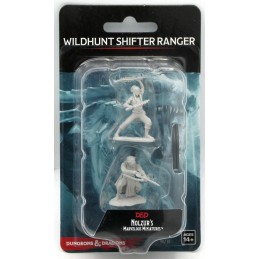 DUNGEONS AND DRAGONS NOLZUR'S WILDHUNT SHIFTER RANGER 2X MINIATURE WIZKIDS