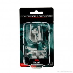 DUNGEONS AND DRAGONS NOLZUR'S STONE DEFENDER AND OAKEN BOLTER 2X MINIATURE WIZKIDS