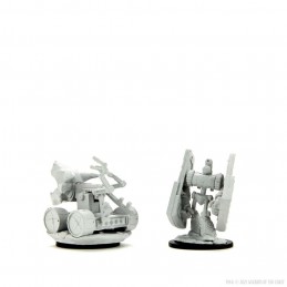 DUNGEONS AND DRAGONS NOLZUR'S STONE DEFENDER AND OAKEN BOLTER 2X MINIATURE WIZKIDS