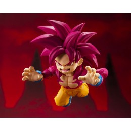 BANDAI DRAGON BALL DAIMA SUPER SAIYAN 4 GOKU MINI S.H. FIGUARTS PVC ACTION FIGURE