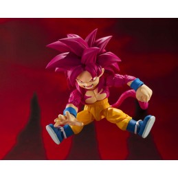 BANDAI DRAGON BALL DAIMA SUPER SAIYAN 4 GOKU MINI S.H. FIGUARTS PVC ACTION FIGURE