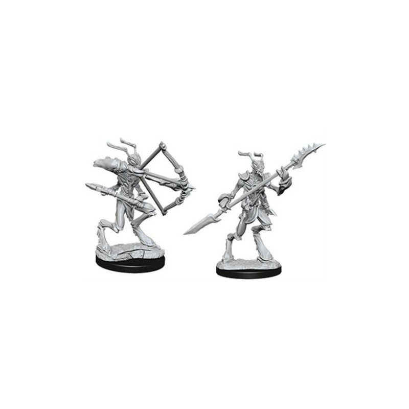 DUNGEONS AND DRAGONS NOLZUR'S THRI-KREEN 2X MINIATURE WIZKIDS