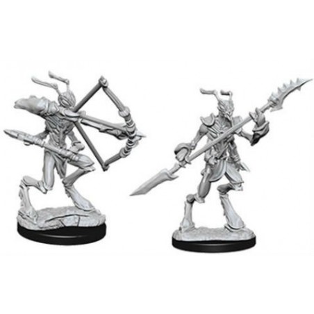 DUNGEONS AND DRAGONS NOLZUR'S THRI-KREEN 2X MINIATURE