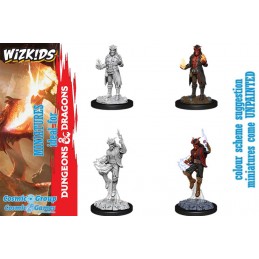 DUNGEONS AND DRAGONS NOLZUR'S TIEFLING SORCERER 2X MINIATURE WIZKIDS