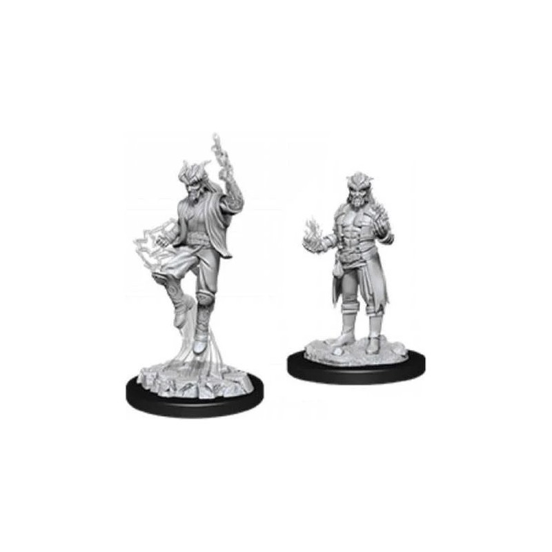 DUNGEONS AND DRAGONS NOLZUR'S TIEFLING SORCERER 2X MINIATURE WIZKIDS